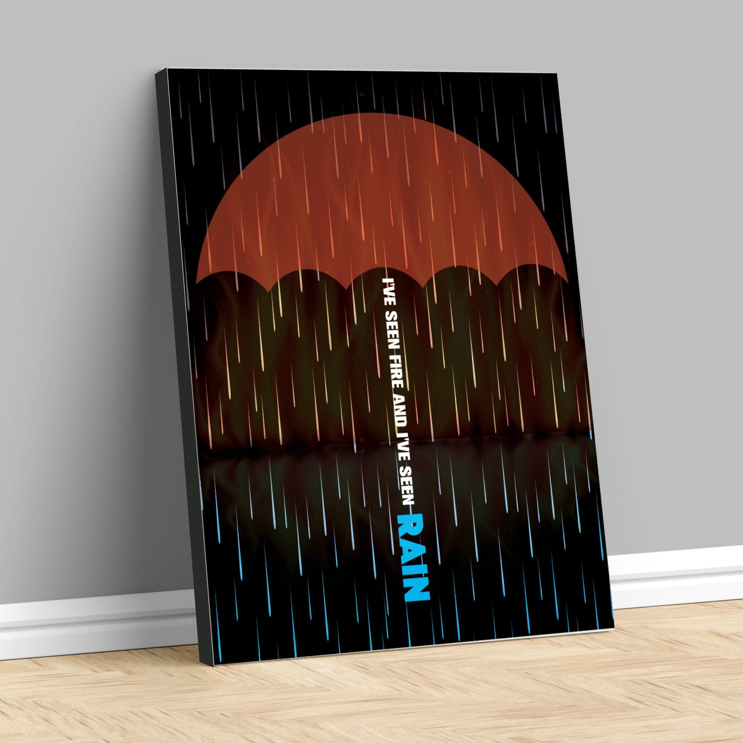 Fire and Rain by James Taylor - Music Wall Art Print Poster