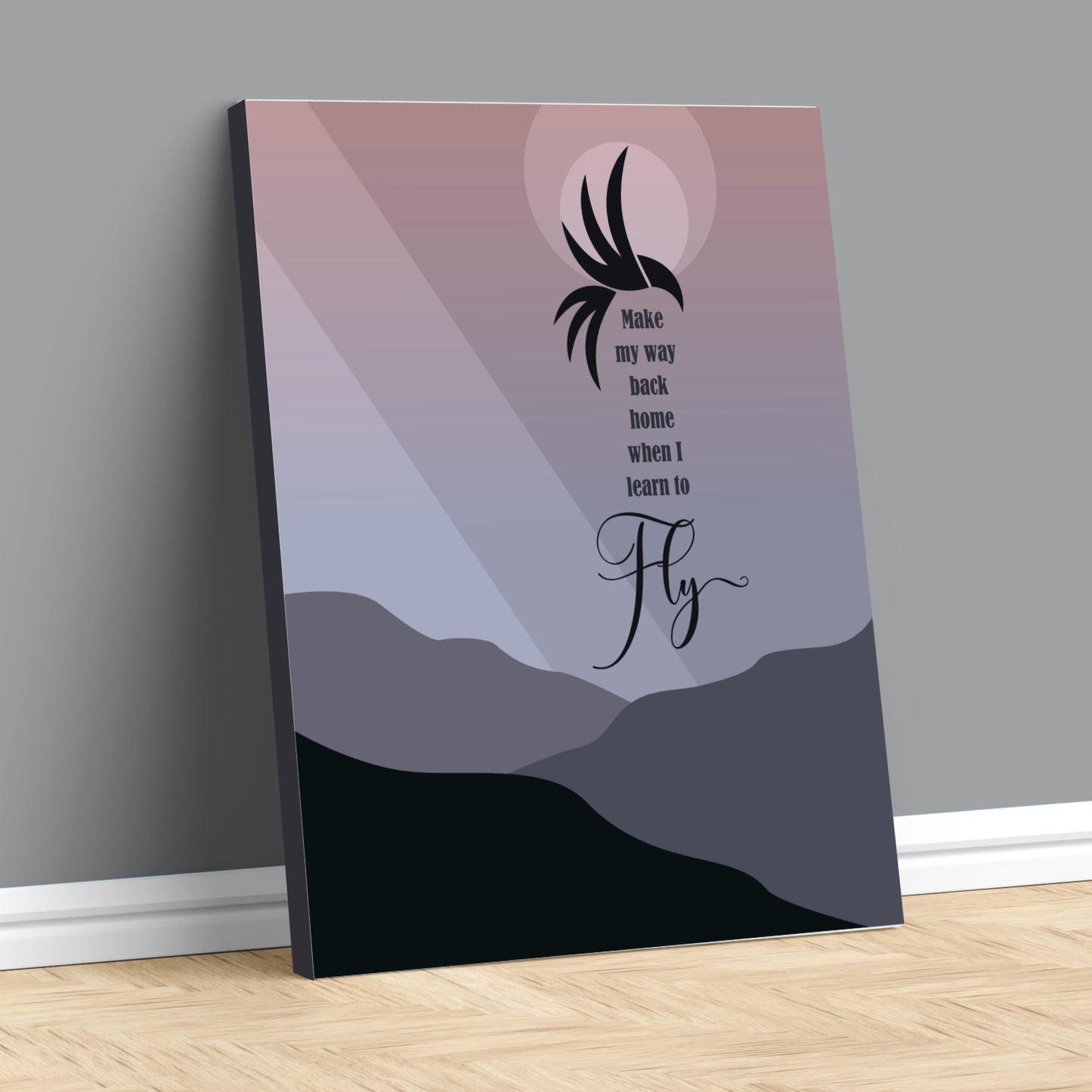 Learn to Fly by the Foo Fighters - Song Lyric Wall Art Prints Home Decor Custom Design