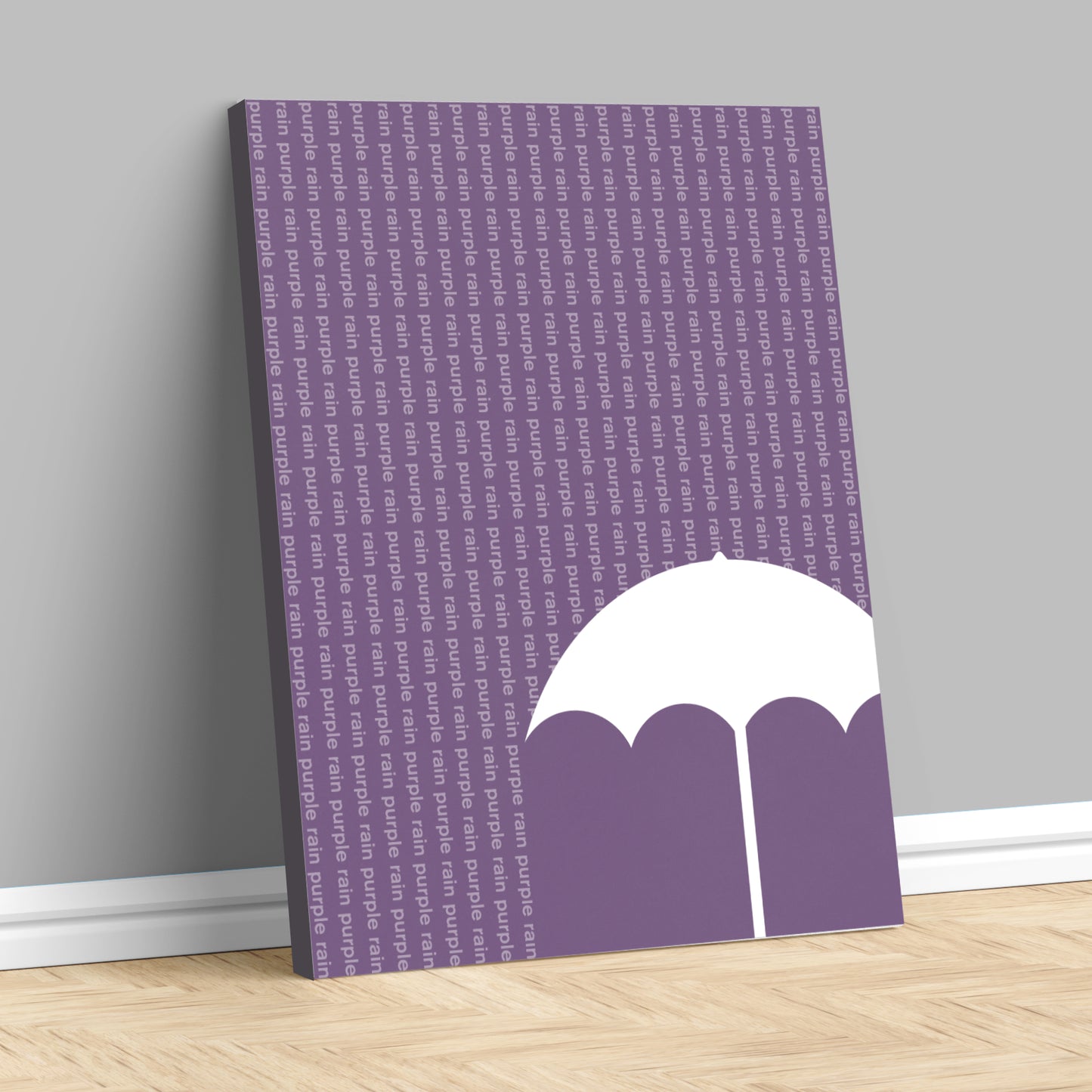 Purple Rain by Prince - Song Lyric Inspired Wall Art Print Poster Canvas Decor Music Memorabilia
