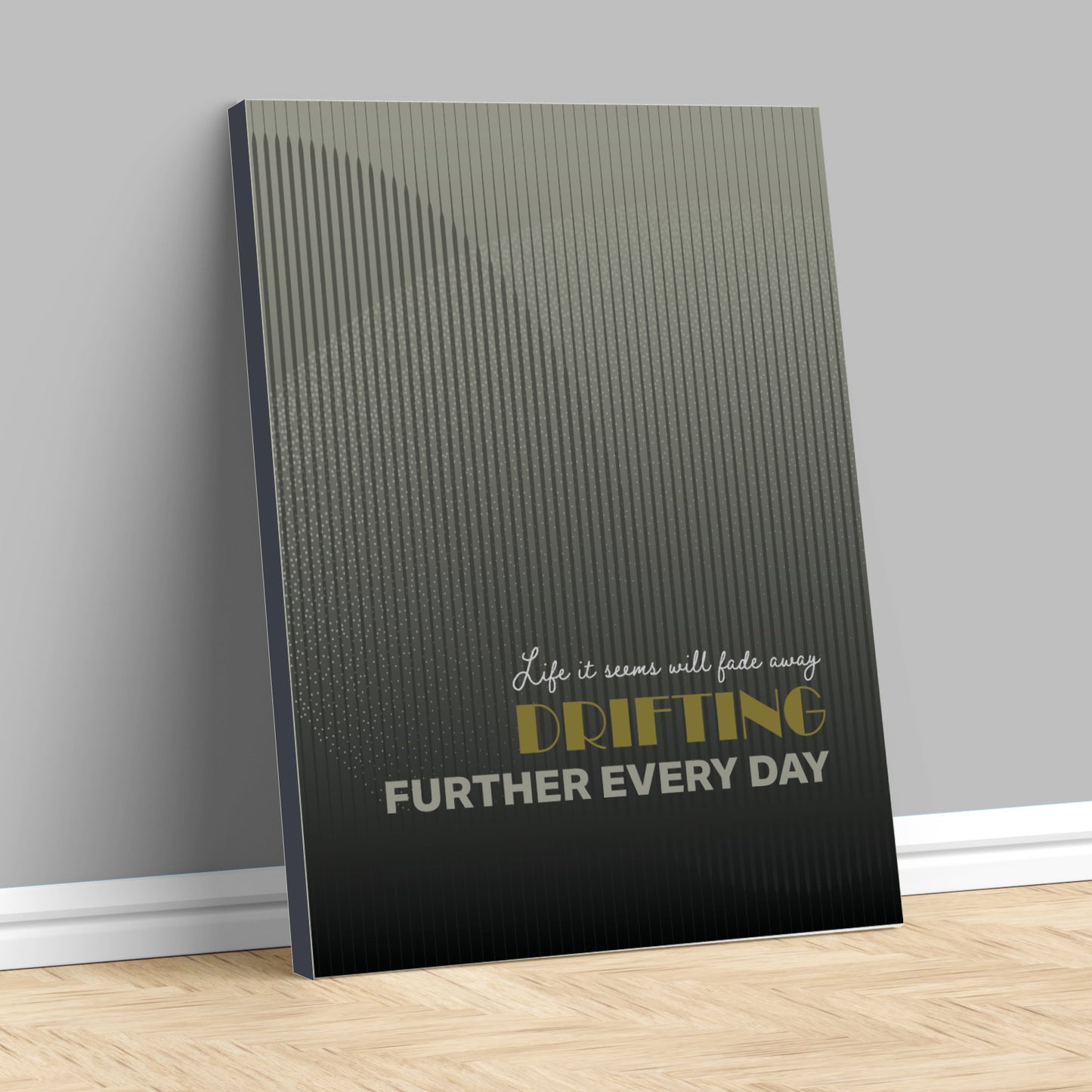 Fade to Black by Metallica - Lyric Inspired Song Print Art