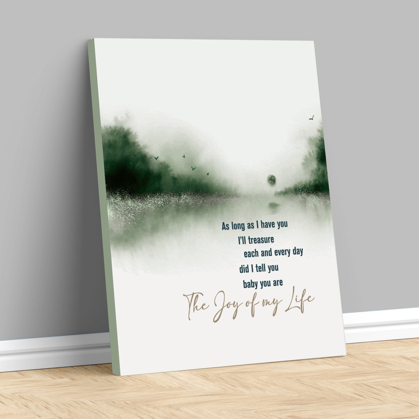 Joy of my Life by Chris Stapleton - Song Lyric Art Country Rock Wall Decor