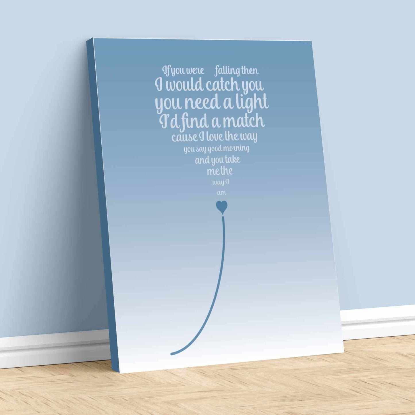 The Way I Am, Ingrid Michaelson - Wedding Pop Song Lyric Art Song Lyrics Art Song Lyrics Art 11x14 Canvas Wrap
