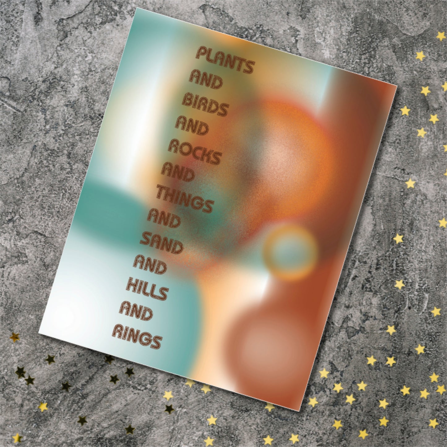 Horse With No Name by America Band - Song Lyrics Art Print