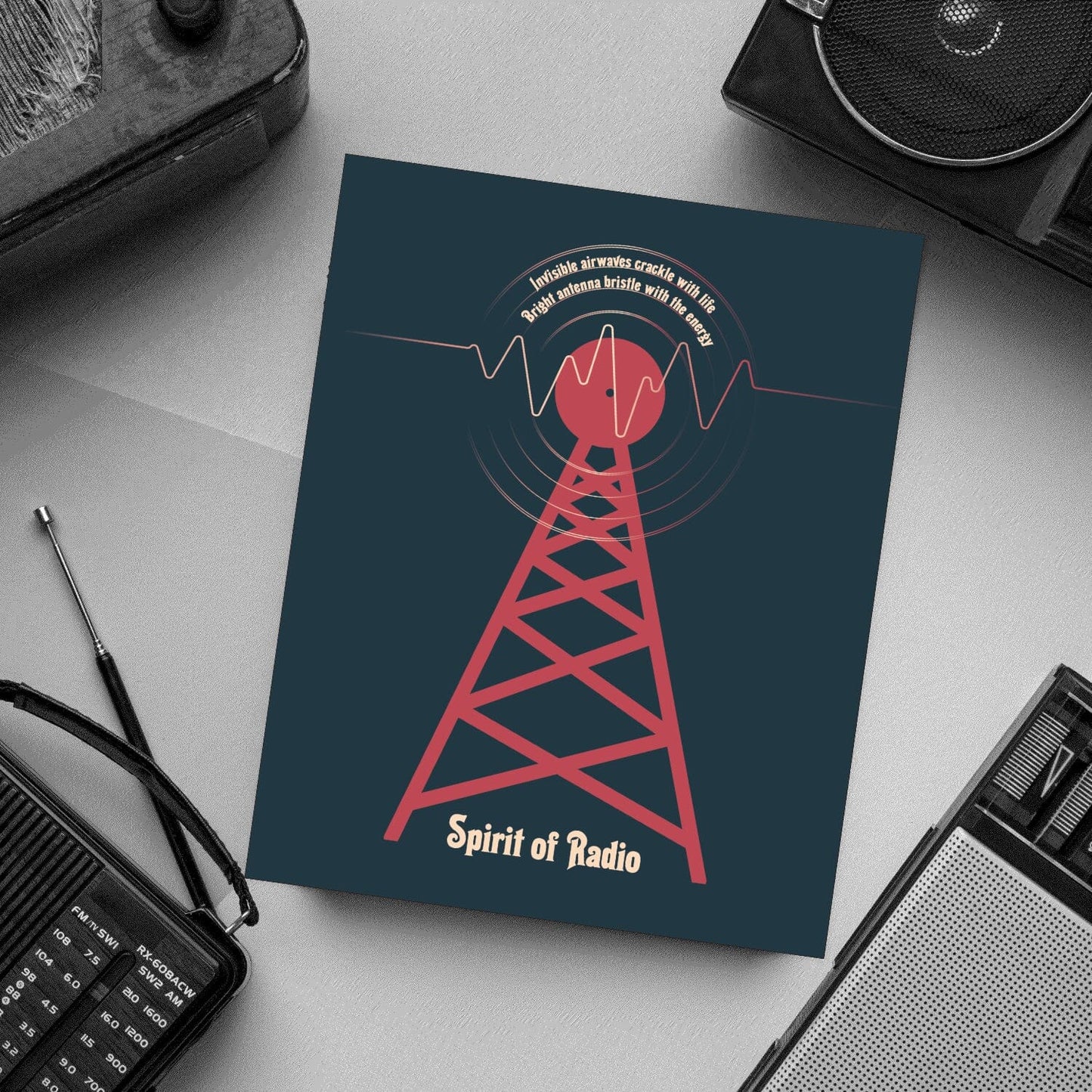 The Spirit of Radio by Rush - Classic Rock Music Lyric Print Song Lyrics Art Song Lyrics Art 8x10 Unframed Print