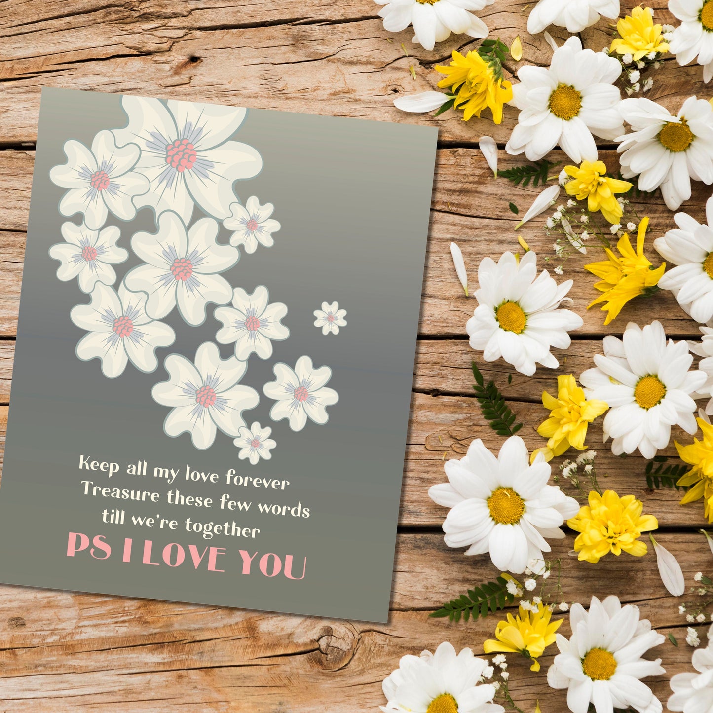 PS I Love You by Beatles - Music Memorabilia Love Song Art Song Lyrics Art Song Lyrics Art 8x10 Unframed Print