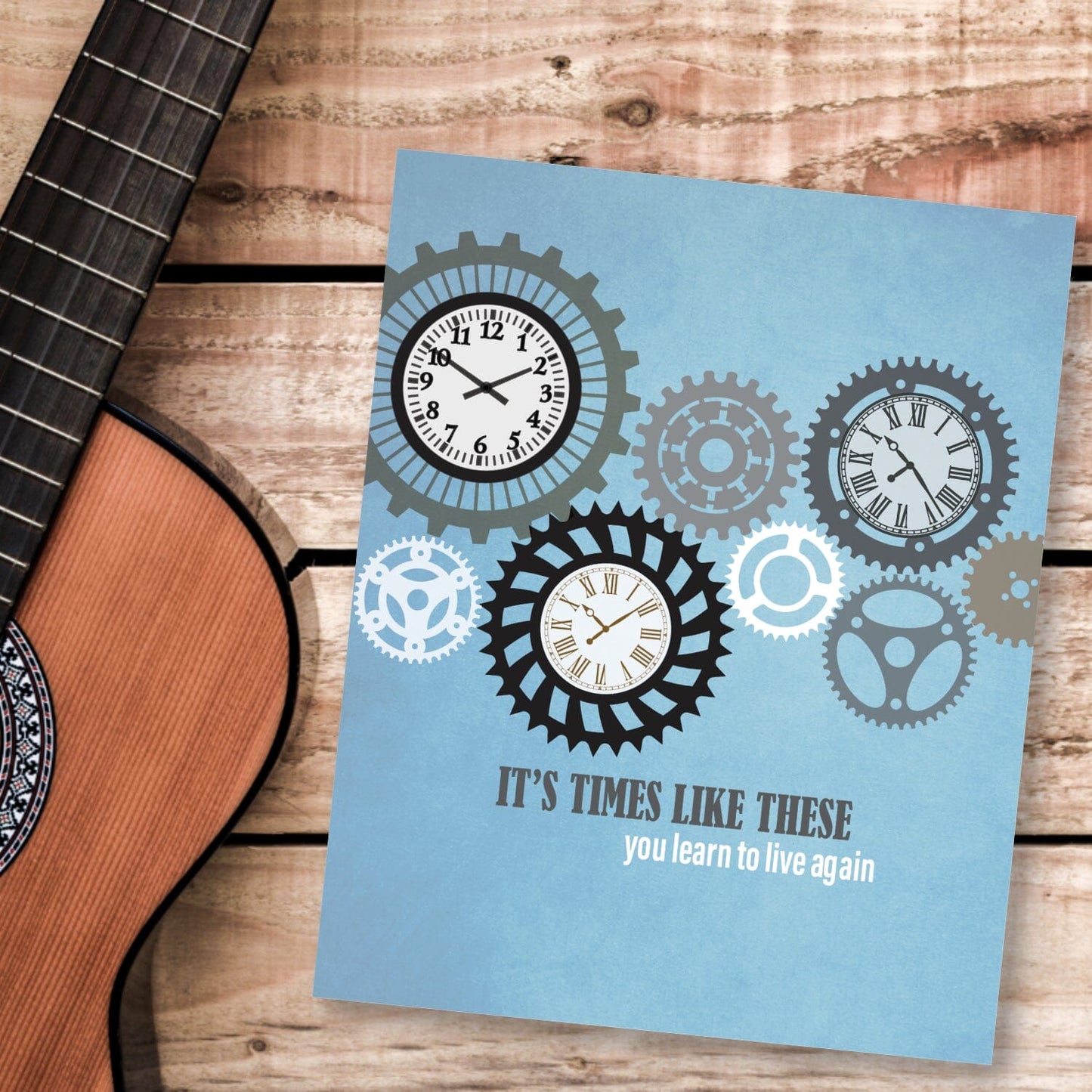 Times Like These by Foo Fighters - Song Lyric Art Print Song Lyrics Art Song Lyrics Art 8x10 Unframed Print