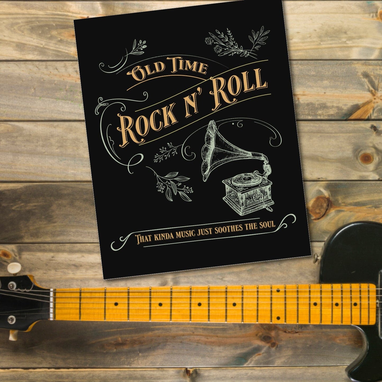 Old Time Rock N' Roll by Bob Seger - Song Lyrics Art Print Song Lyrics Art Song Lyrics Art 8x10 Unframed Print