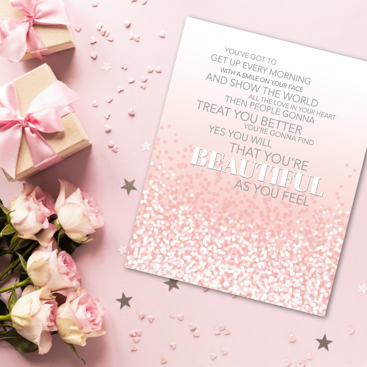 Beautiful by Carole King - 70s Love Song Lyrics Art Print Song Lyrics Art Song Lyrics Art