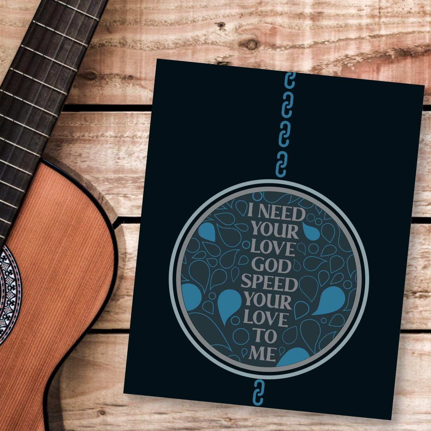 Unchained Melody by Righteous Brothers - Song Lyrics Artwork Song Lyrics Art Song Lyrics Art 8x10 unframed Print