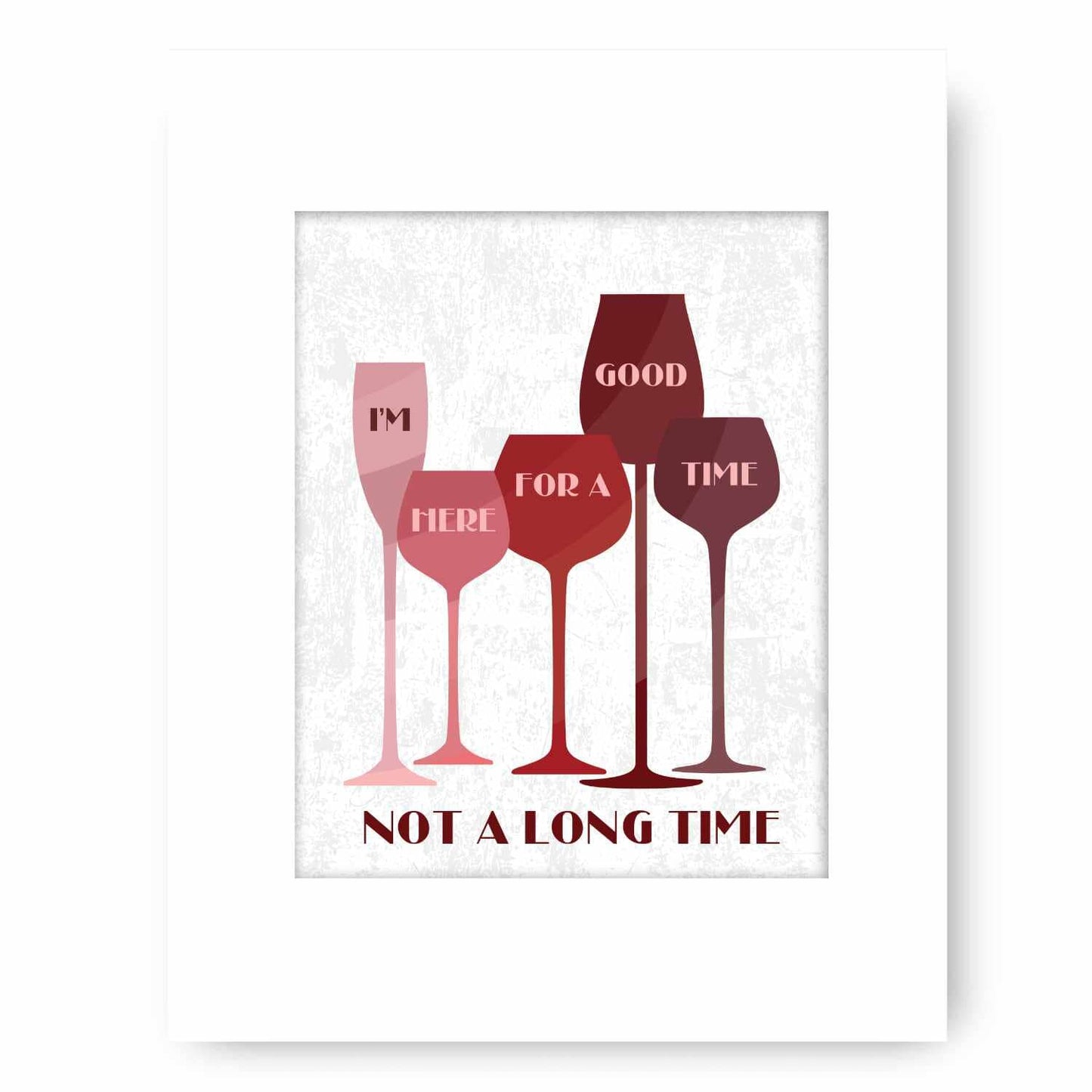 Here for a Good Time by Trooper - 70s Song Lyric Inspired Art Song Lyrics Art Song Lyrics Art 8x10 White Matted Print