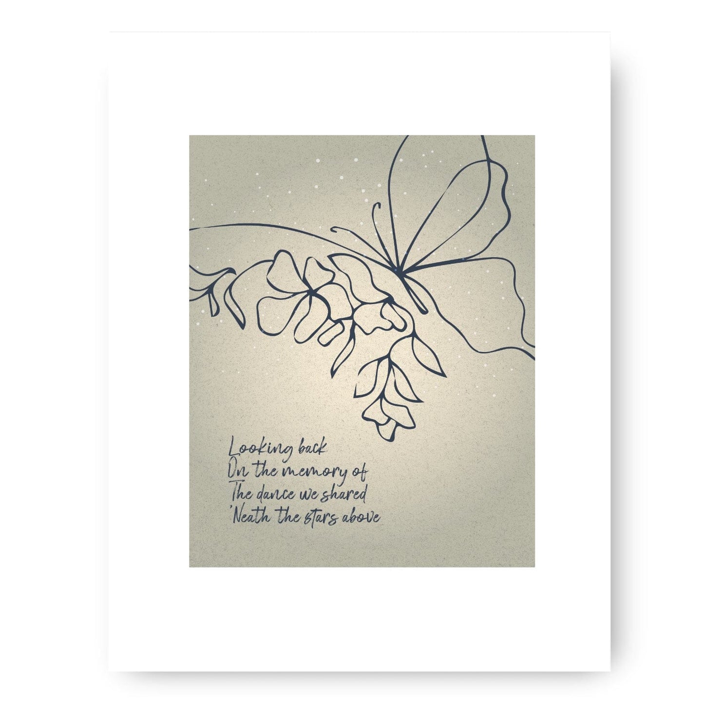 The Dance by Garth Brooks - Pop Country Love Song Song Lyrics Art Song Lyrics Art 8x10 White Matted Print