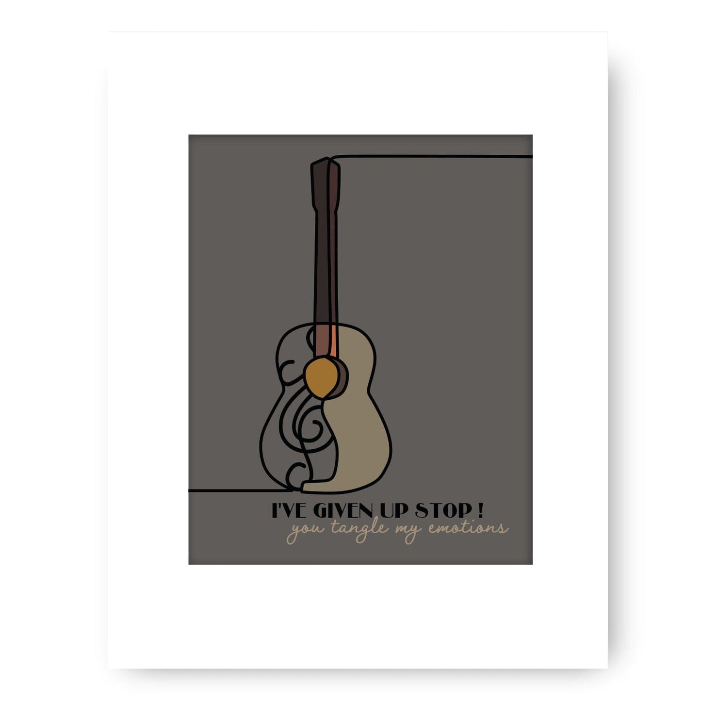 Don't Come Around Here no More by Tom Petty - Lyric Art Song Lyrics Art Song Lyrics Art 8x10 White Matted Unframed Print