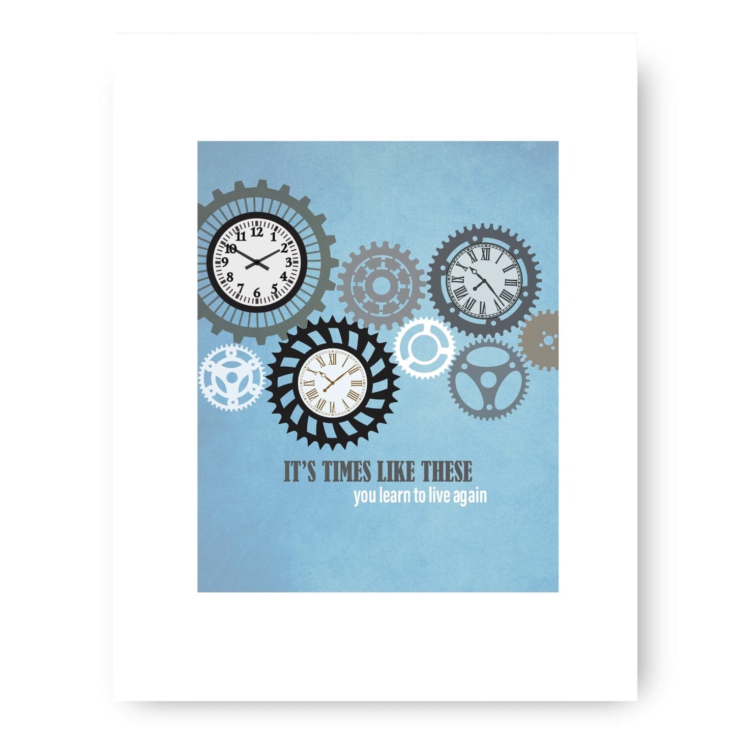 Times Like These by Foo Fighters - Song Lyric Art Print Song Lyrics Art Song Lyrics Art 8x10 White Matted Unframed Print