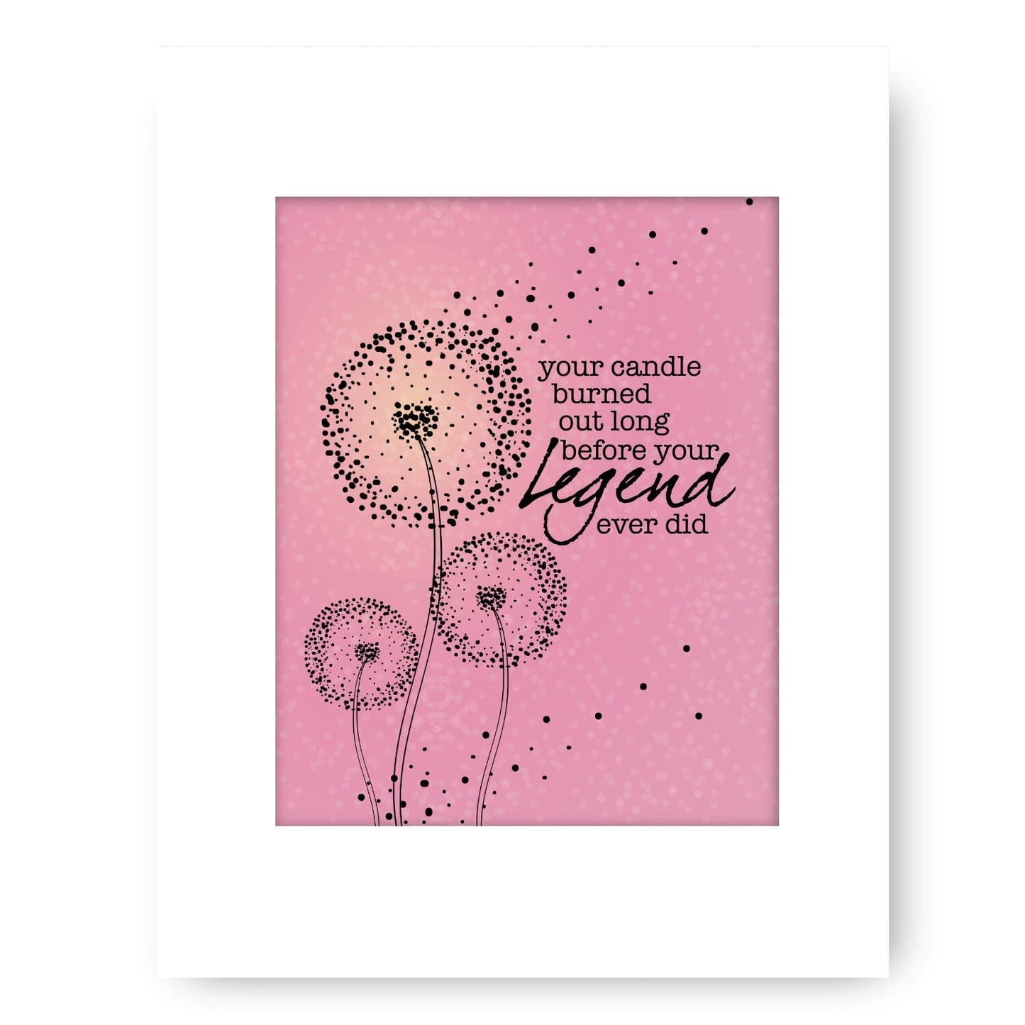 Candle in the Wind by Elton John - Lyric Music Wall Art Song Lyrics Art Song Lyrics Art 8x10 White Matted Unframed Print