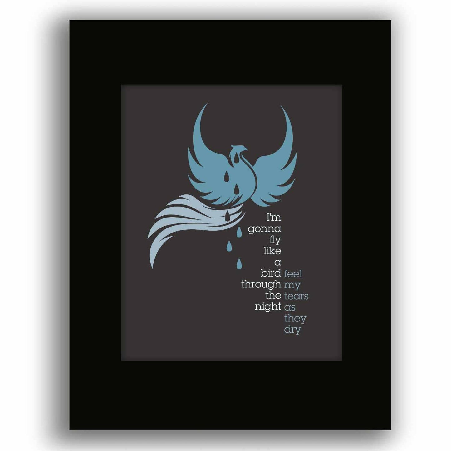 Chandelier by Sia - Pop Music Song Lyric Wall Art Print Song Lyrics Art Song Lyrics Art 8x10 Unframed Black Matted Print
