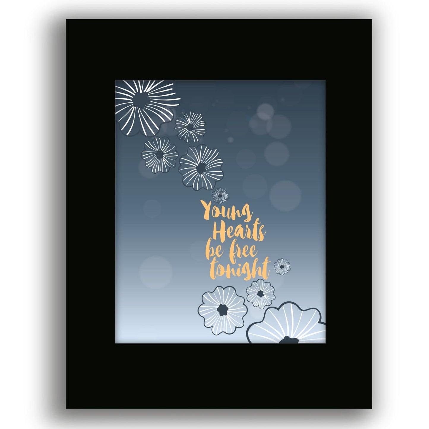 Young Turks by Rod Stewart - Print Song Lyric Music Art Song Lyrics Art Song Lyrics Art 8x10 Black Matted Unframed Print