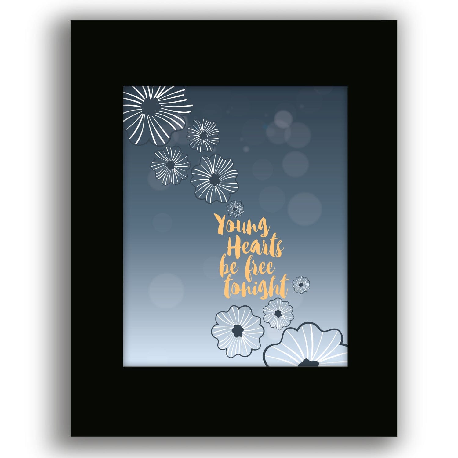 Young Turks by Rod Stewart - Print Song Lyric Music Art Song Lyrics Art Song Lyrics Art 8x10 Black Matted Unframed Print