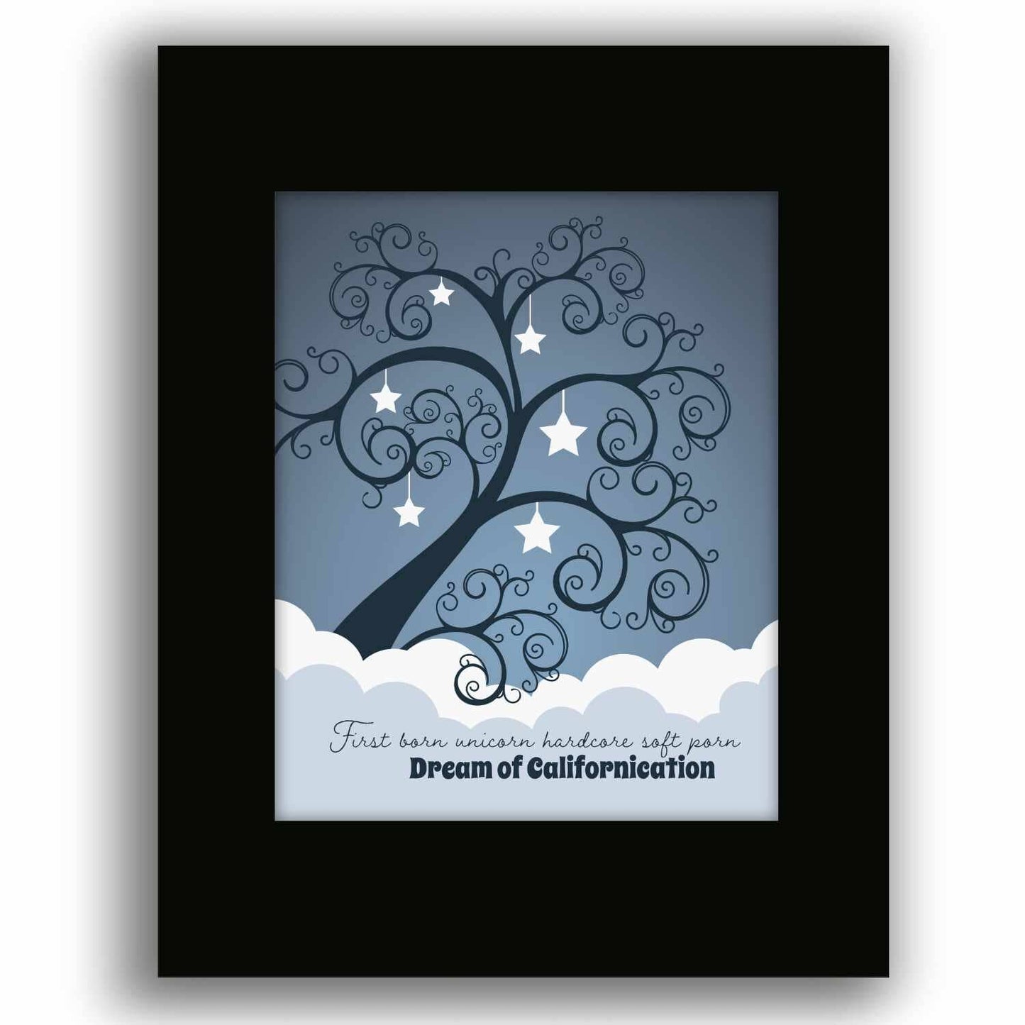 Californication by the Red Hot Chili Peppers - Pop Lyric Art Song Lyrics Art Song Lyrics Art 8x10 Black Matted Print