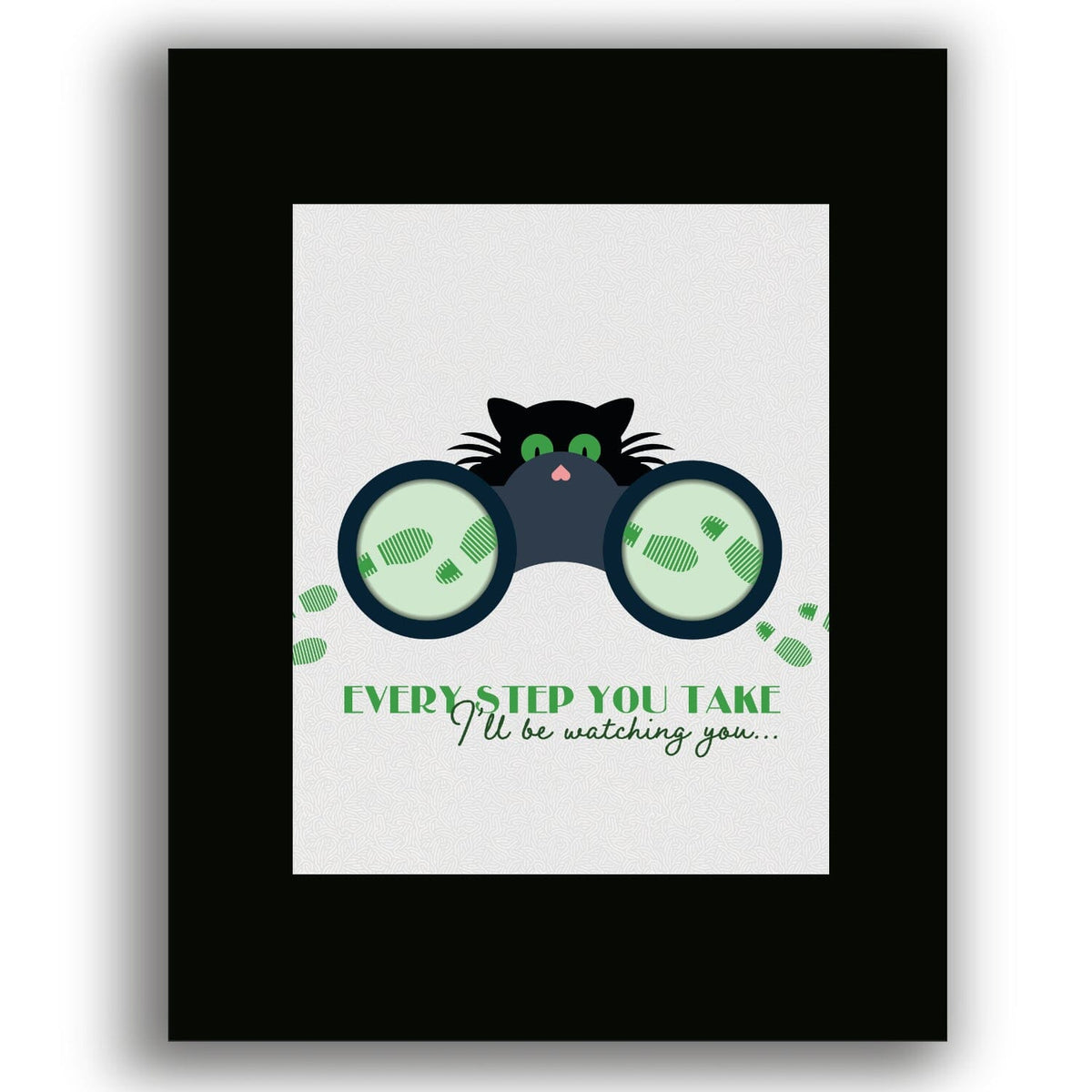 Every Breathe you Take by the Police - 80s Rock Music Art Song Lyrics Art Song Lyrics Art 8x10 Black Matted Print
