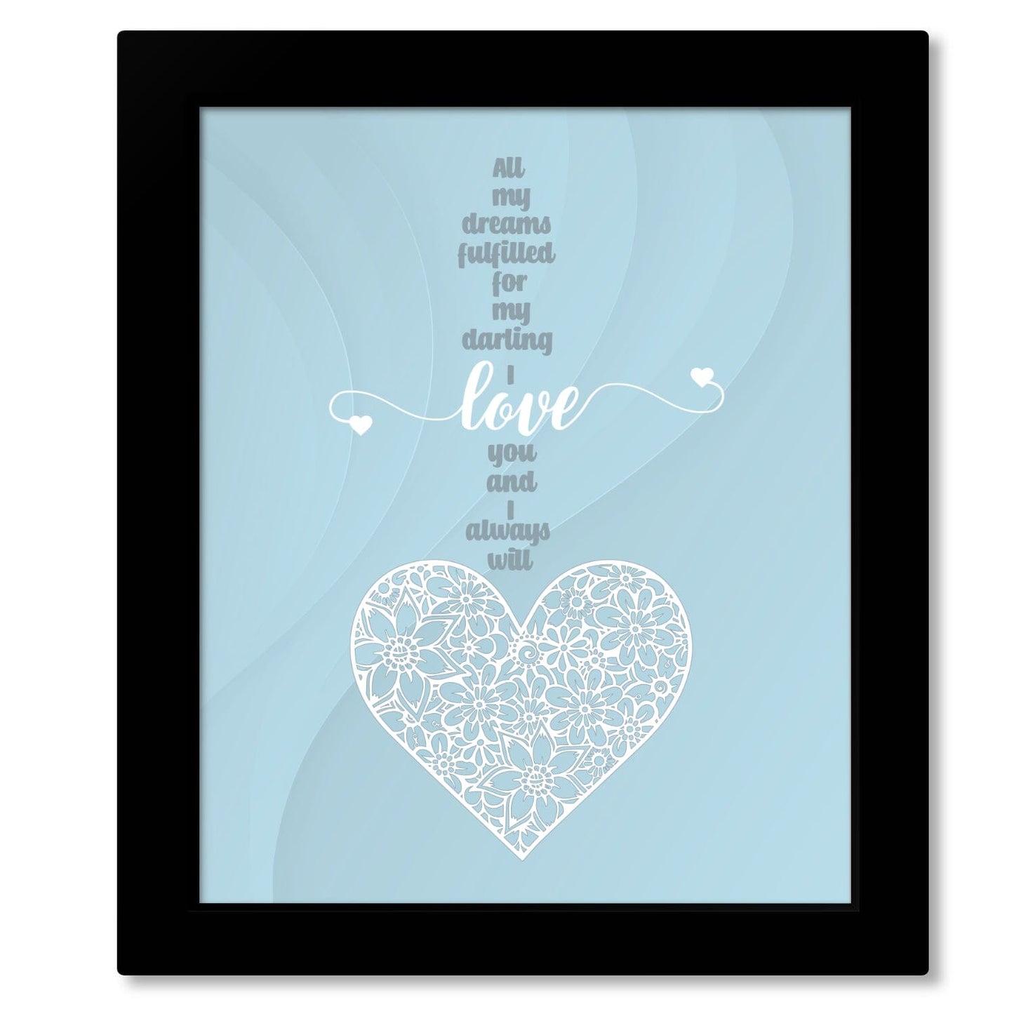 Love Me Tender by Elvis Presley - Wedding Song Lyric Print Song Lyrics Art Song Lyrics Art 16x20 Framed Print (without mat)