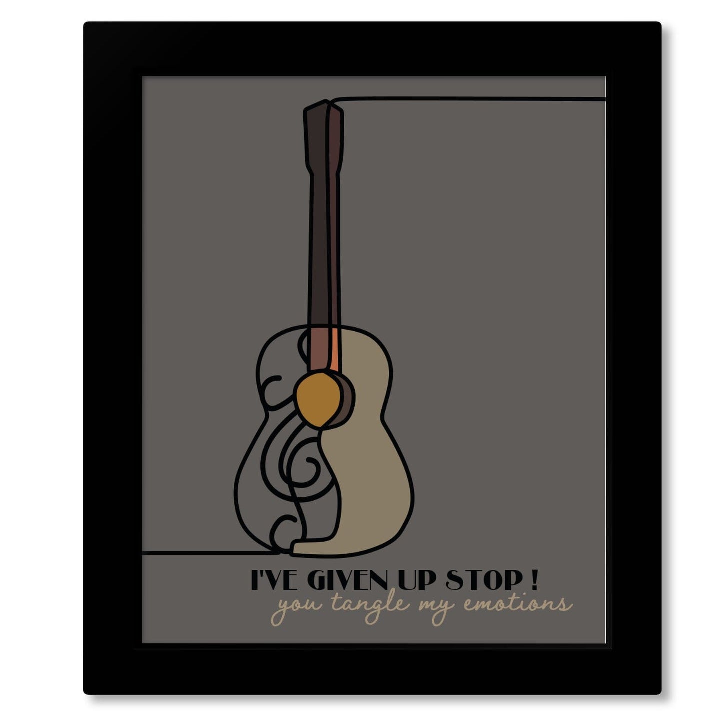 Don't Come Around Here no More by Tom Petty - Lyric Art Song Lyrics Art Song Lyrics Art 8x10 Framed Print without mat