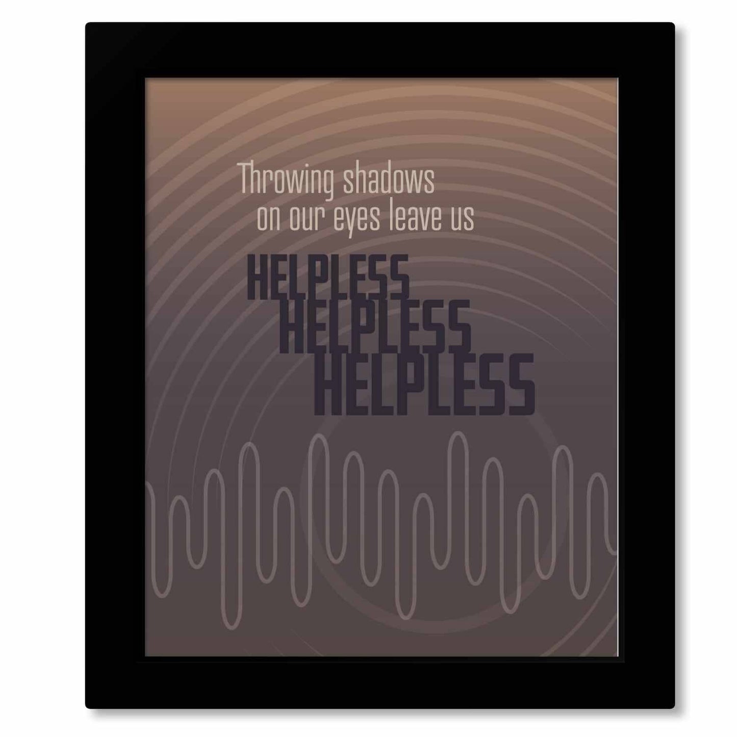Helpless by Neil Young - Music Gift Song Lyric Wall Decor Song Lyrics Art Song Lyrics Art 8x10 framed print without Mat