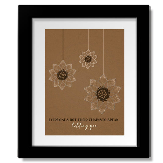 Best of You by the Foo Fighters - Music Gallery Wall Art Song Lyrics Art Song Lyrics Art 8x10 Matted and Framed Print