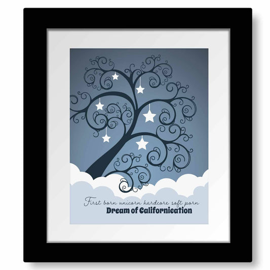 Californication by the Red Hot Chili Peppers - Pop Lyric Art Song Lyrics Art Song Lyrics Art 8x10 Matted and Framed Print