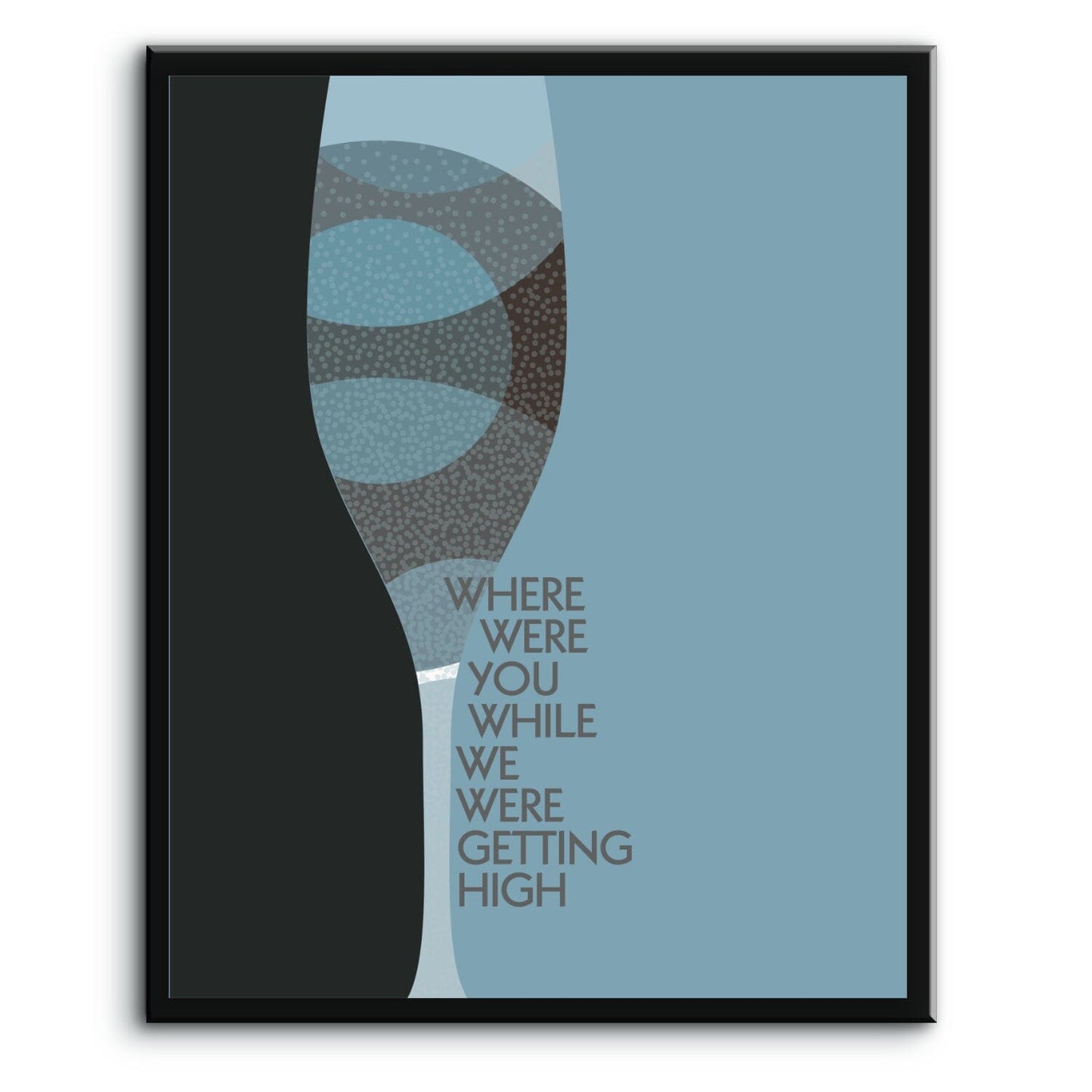 Champagne Supernova by Oasis - Song Lyrics Music Art Print Song Lyrics Art Song Lyrics Art 8x10 Plaque Mount