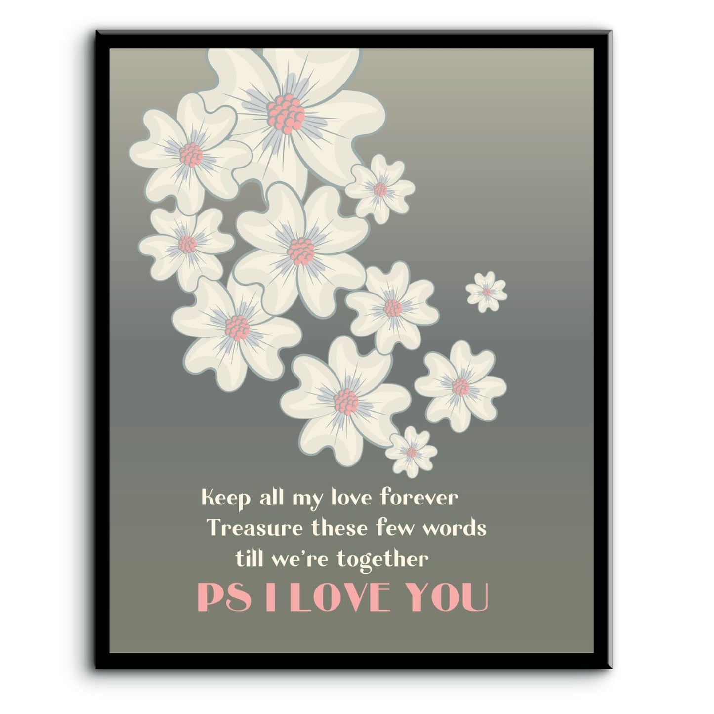 PS I Love You by Beatles - Music Memorabilia Love Song Art Song Lyrics Art Song Lyrics Art 8x10 Plaque Mount