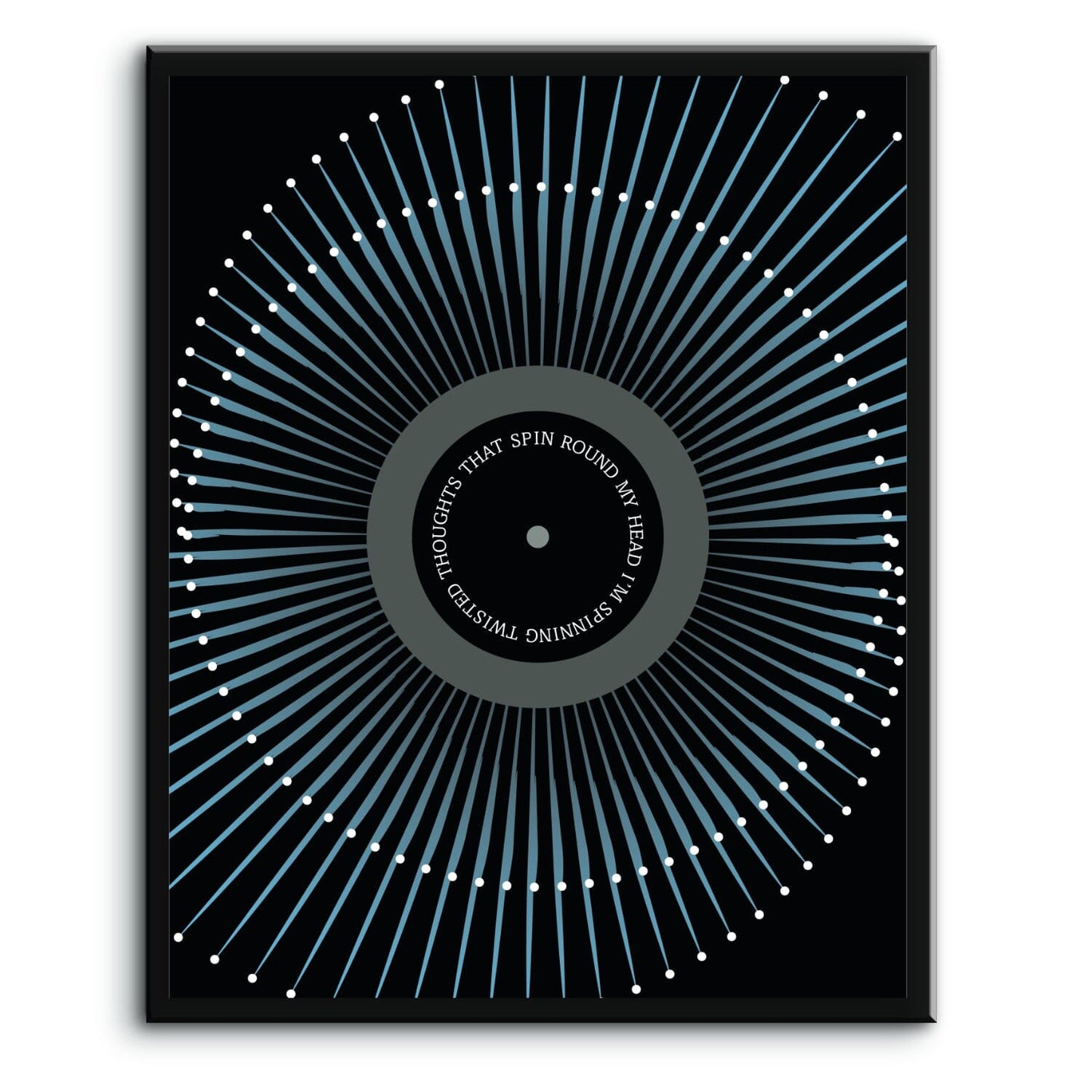 Black by Pearl Jam - Song Lyric Wall Art Prints Rock Music Song Lyrics Art Song Lyrics Art