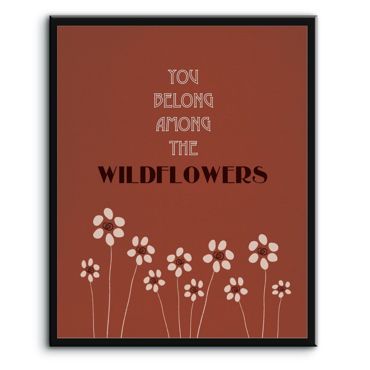 Wildflowers by Tom Petty - Music Poster Song Lyric Art Print Song Lyrics Art Song Lyrics Art 8x10 plaque mount