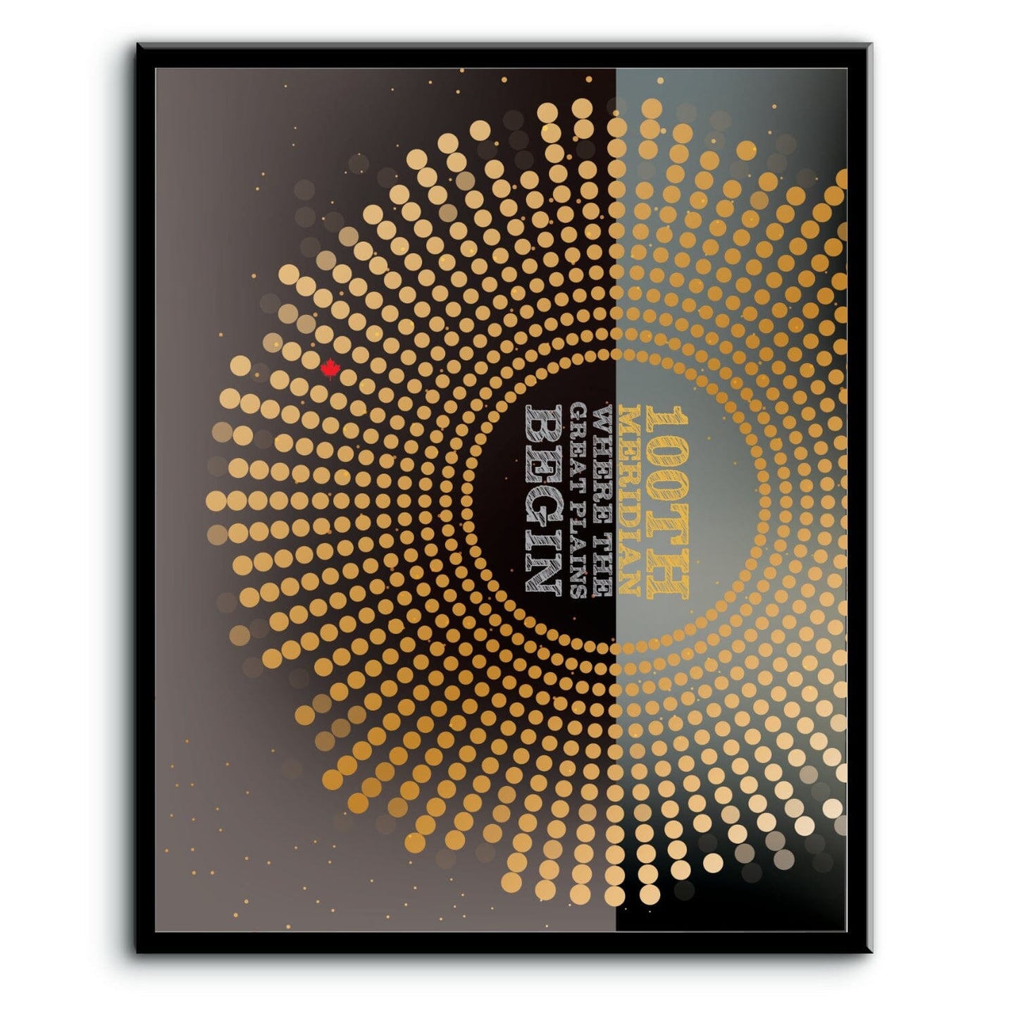 100th Meridian by the Tragically Hip - Song Lyric Inspired Art Song Lyrics Art Song Lyrics Art 8x10 Plaque Mount