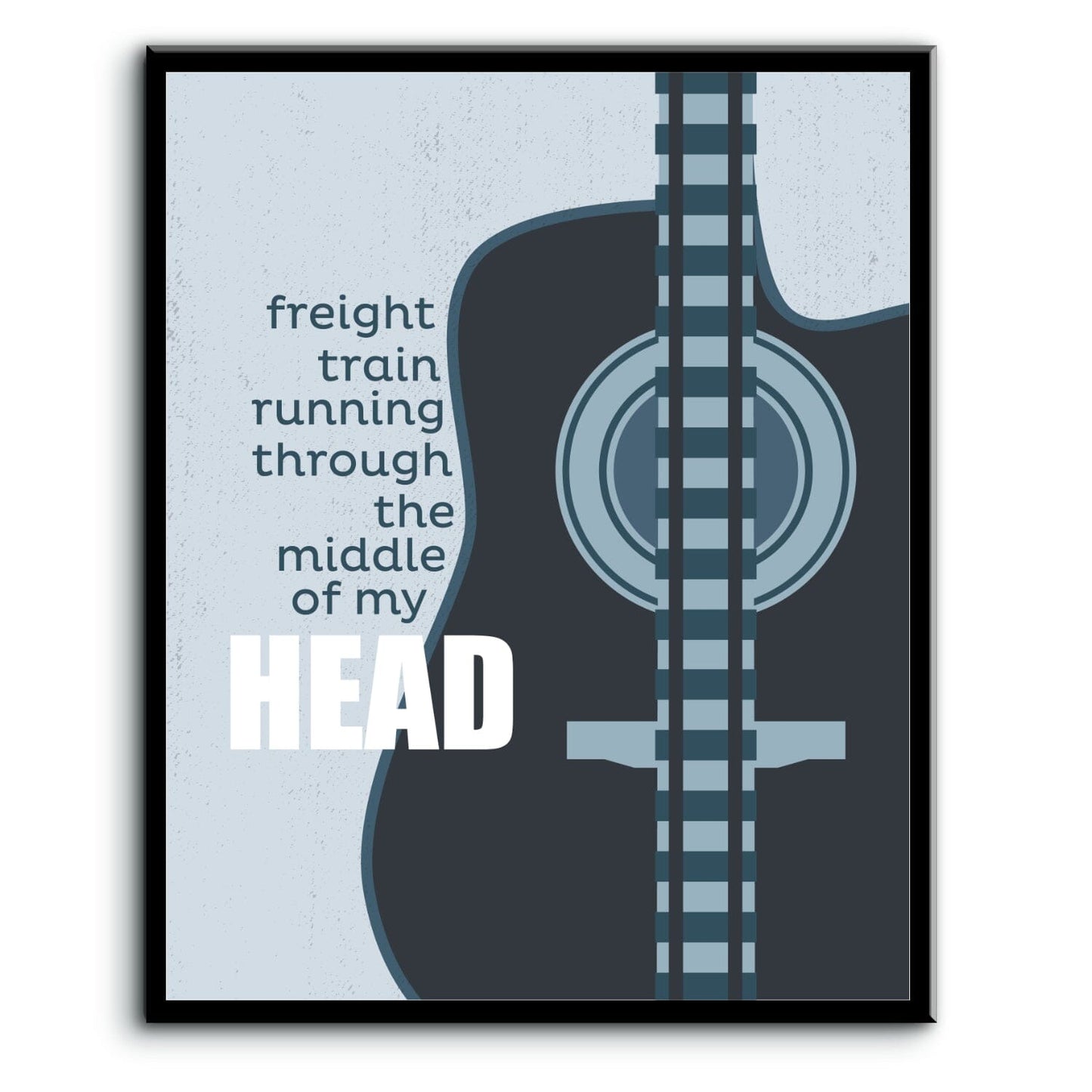 I'm on Fire by Bruce Springsteen - Wall Song Lyric Art Print Song Lyrics Art Song Lyrics Art 8x10 Plaque Mount