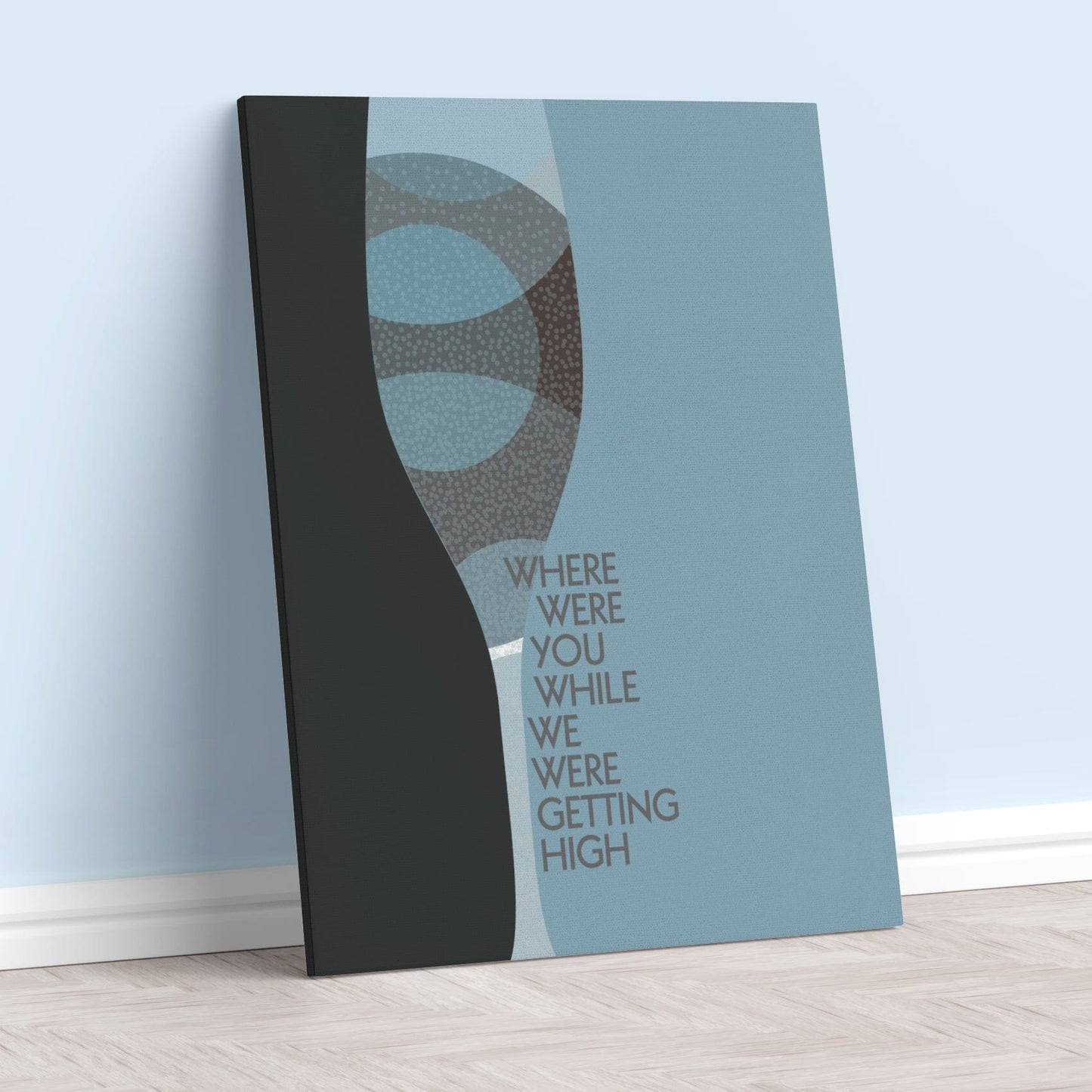 Champagne Supernova by Oasis - Song Lyrics Music Art Print Song Lyrics Art Song Lyrics Art 11x14 Canvas Wrap