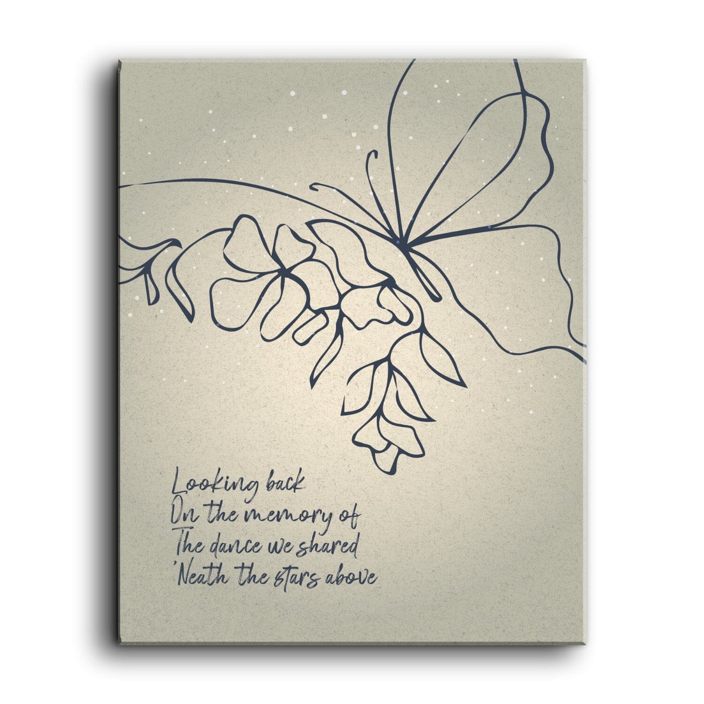 The Dance by Garth Brooks - Pop Country Love Song Song Lyrics Art Song Lyrics Art 11x14 Canvas Wrap