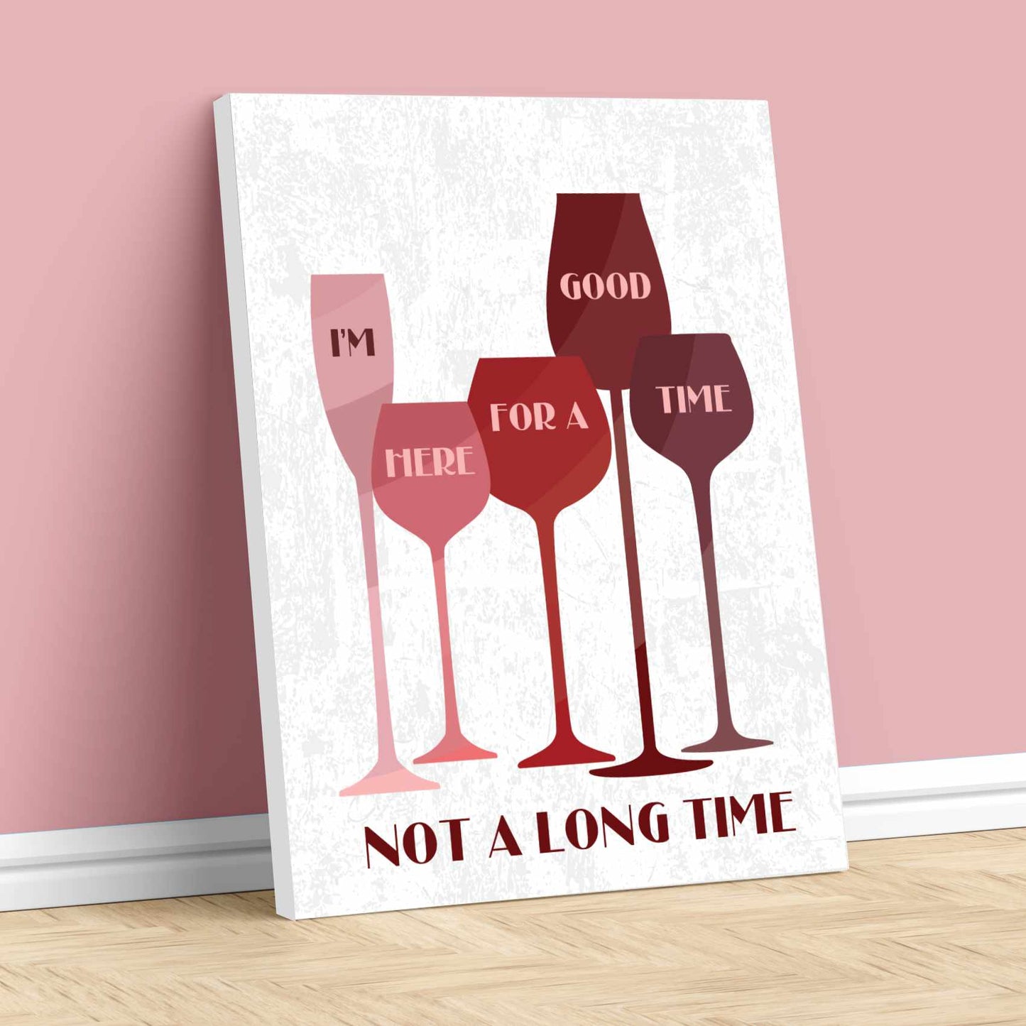 Here for a Good Time by Trooper - 70s Song Lyric Inspired Art Song Lyrics Art Song Lyrics Art 11x14 Canvas Wrap