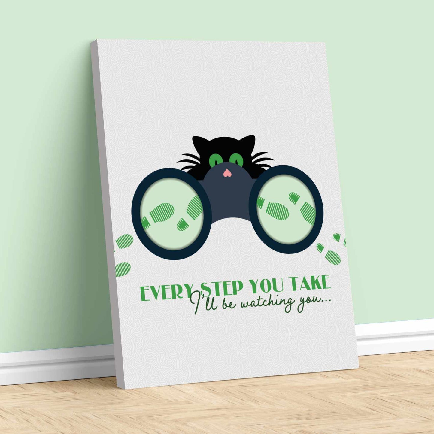 Every Breathe you Take by the Police - 80s Rock Music Art Song Lyrics Art Song Lyrics Art 11x14 Canvas Wrap