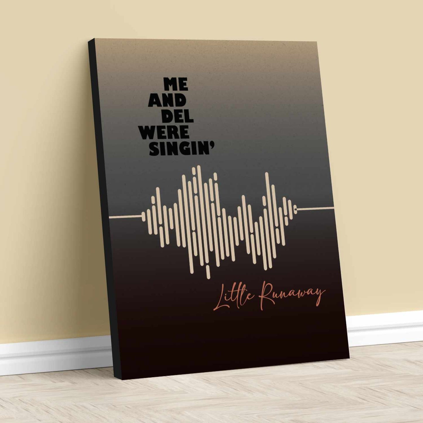 Running Down a Dream by Tom Petty - Rock Song Lyric Art Song Lyrics Art Song Lyrics Art 11x14 Canvas Wrap