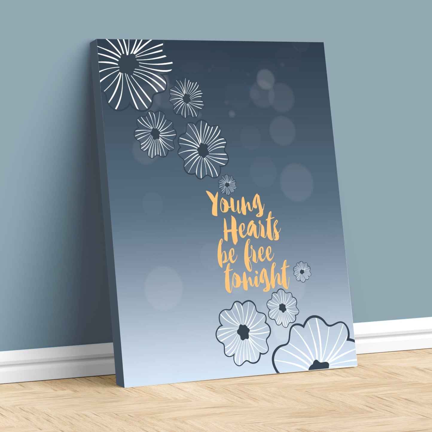 Young Turks by Rod Stewart - Print Song Lyric Music Art Song Lyrics Art Song Lyrics Art 11x14 Canvas Wrap