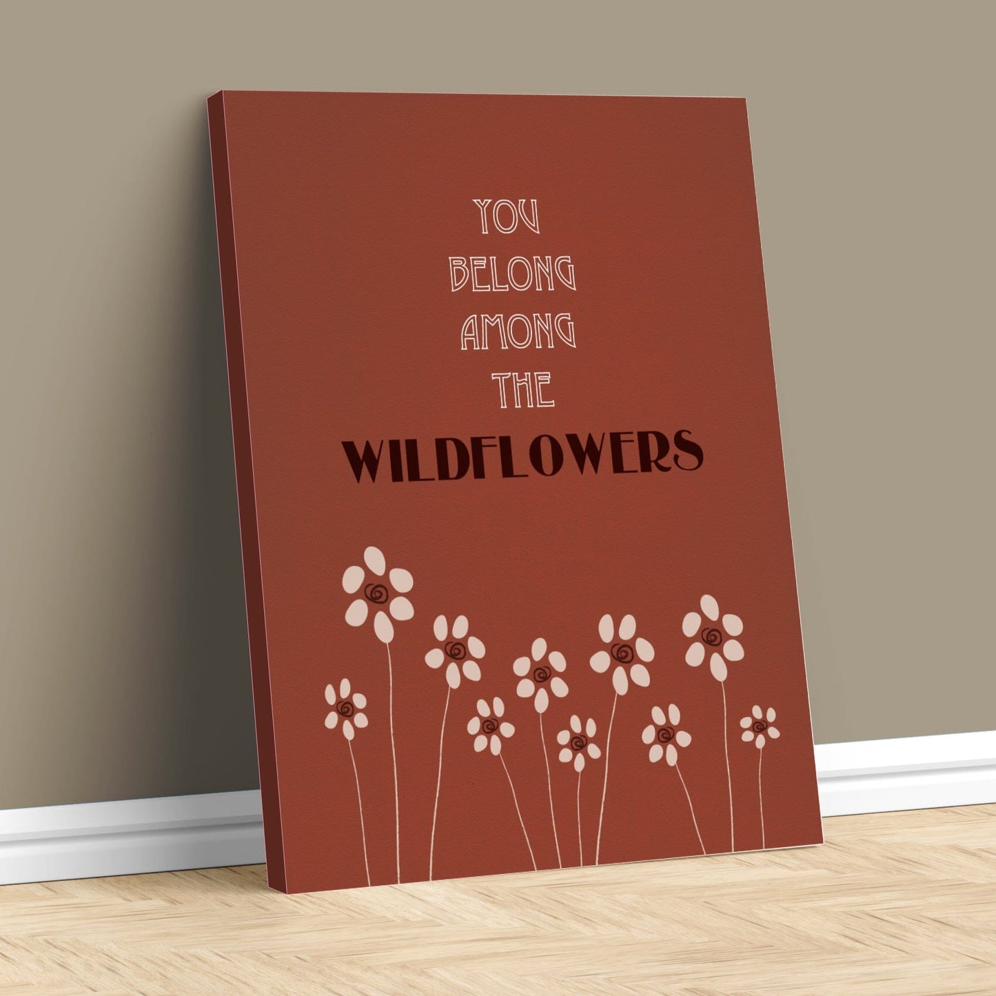 Wildflowers by Tom Petty - Music Poster Song Lyric Art Print Song Lyrics Art Song Lyrics Art 16x20 Canvas Wrap