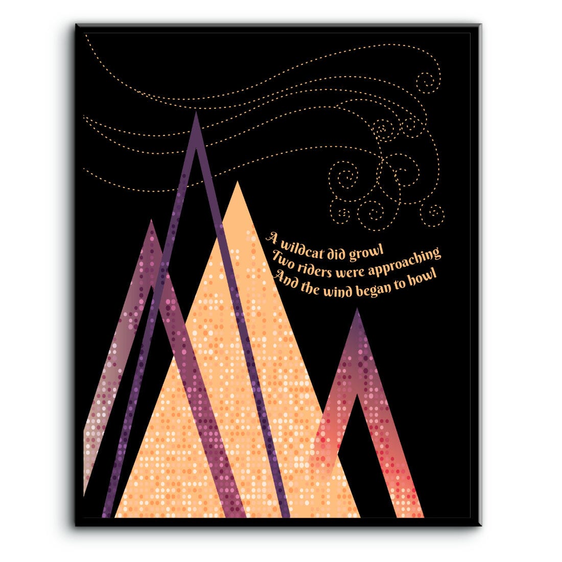 All Along the Watchtower by Jimi Hendrix - Song Lyric Art Song Lyrics Art Song Lyrics Art 8x10 Plaque Mount