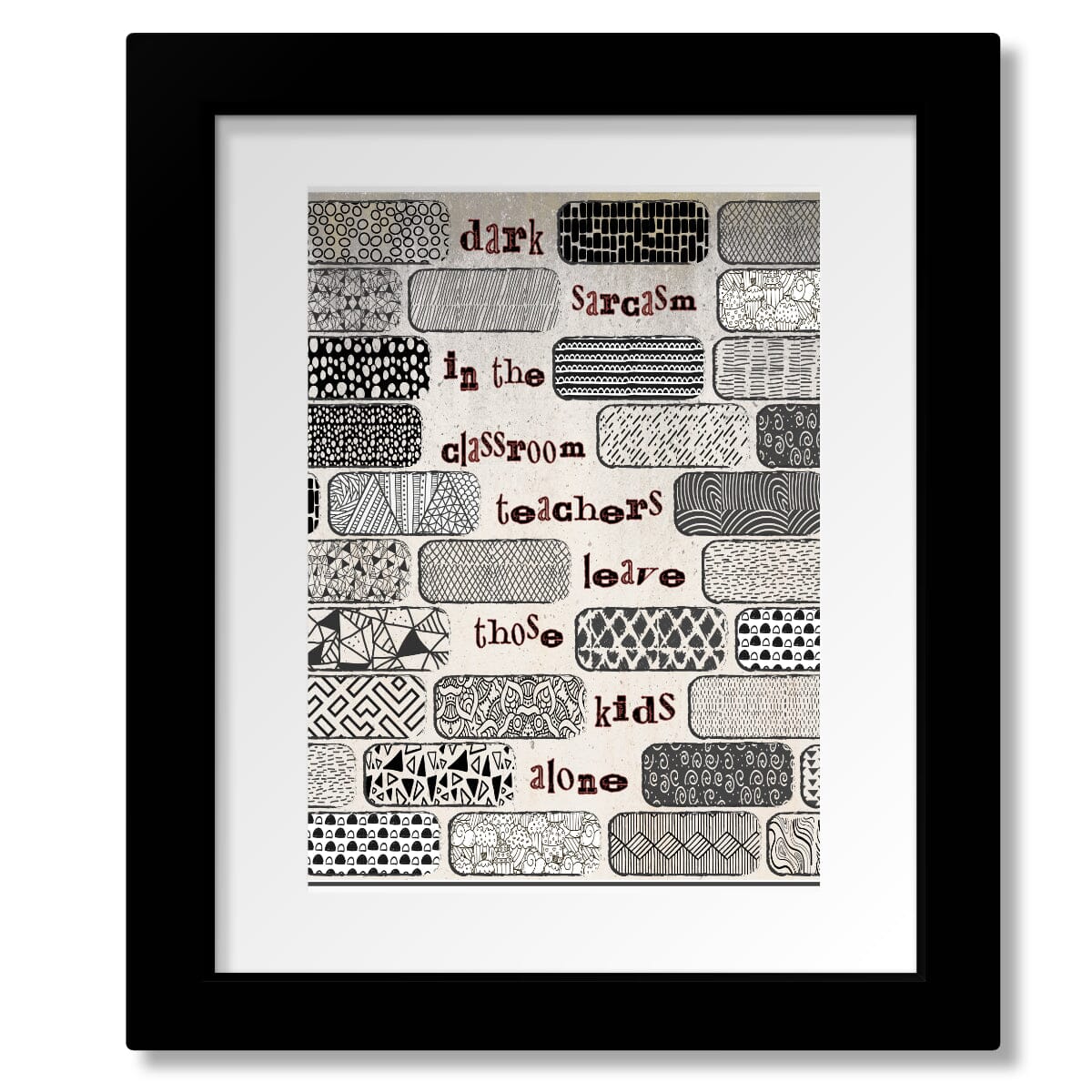 Pink Floyd Another Brick In The Wall Song Lyrics Poster Art Print