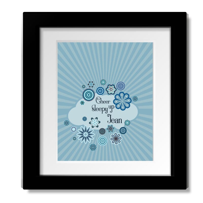 Day Dream Believer by the Monkees - 60s Love Song Lyric Art Song Lyrics Art Song Lyrics Art 8x10 Matted and Framed Print