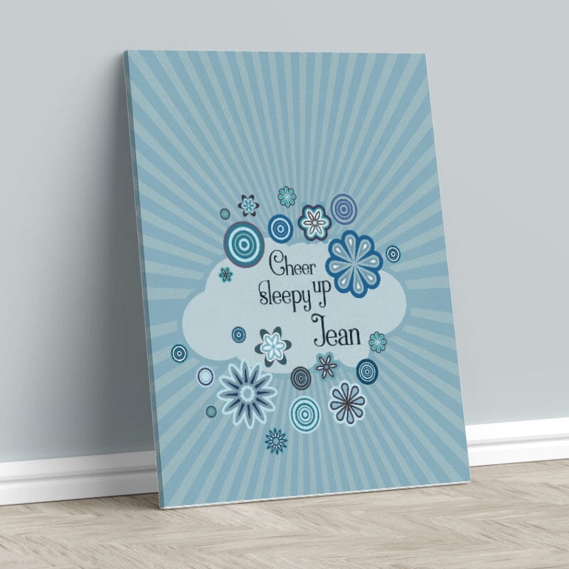 Day Dream Believer by the Monkees - 60s Love Song Lyric Art Song Lyrics Art Song Lyrics Art 11x14 Canvas Wrap