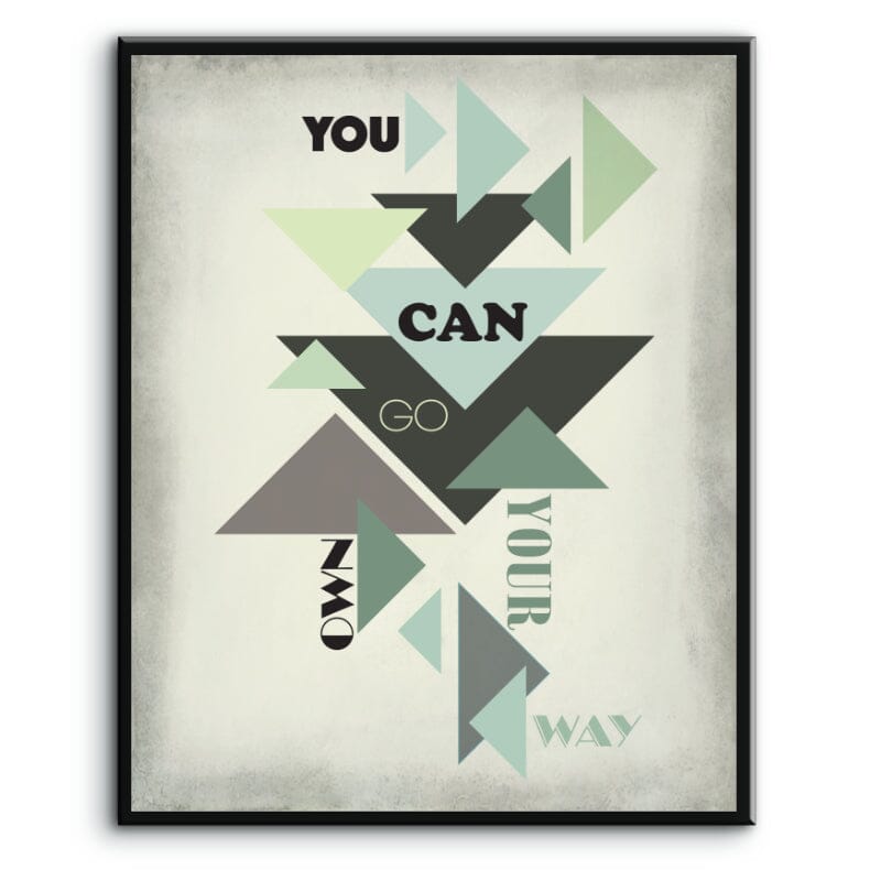 Go Your Own Way by Fleetwood Mac - Classic Rock Music Art Song Lyrics Art Song Lyrics Art 8x10 Plaque Mount