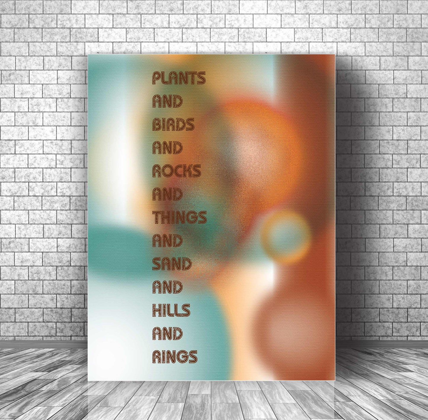 Horse With No Name by America Band - Song Lyrics Art Print Song Lyrics Art Song Lyrics Art 11x14 Canvas Wrap