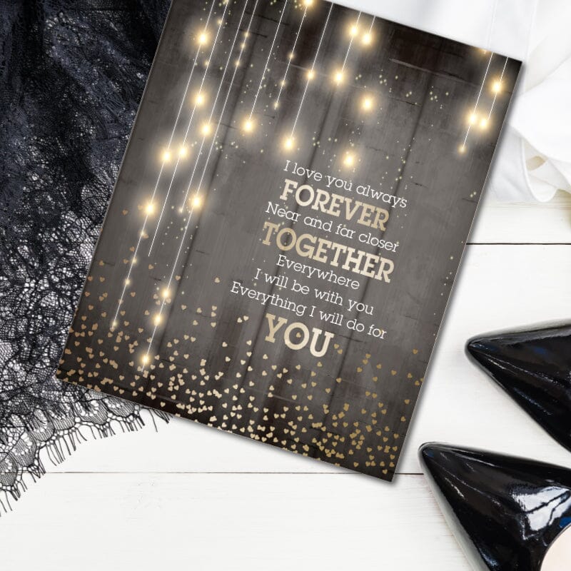 I Love You Always Forever - Donna Lewis Pop Song Lyric Print Song Lyrics Art Song Lyrics Art 8x10 Unframed Print
