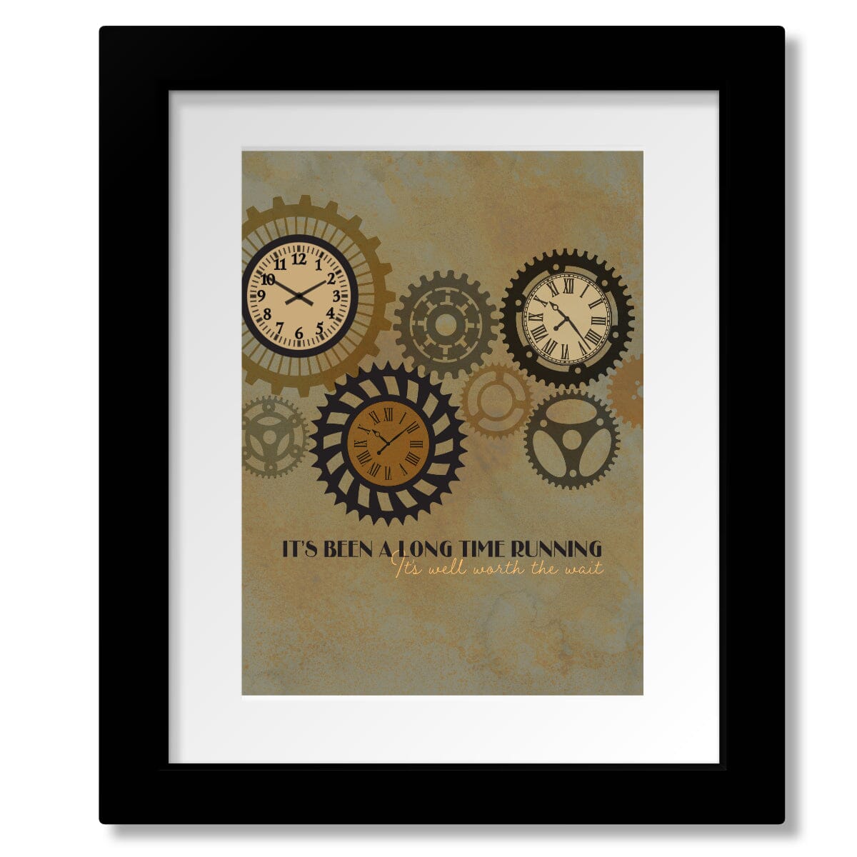 Long Time Running by the Tragically Hip - Song Lyric Print Song Lyrics Art Song Lyrics Art 8x10 Matted and Framed Print