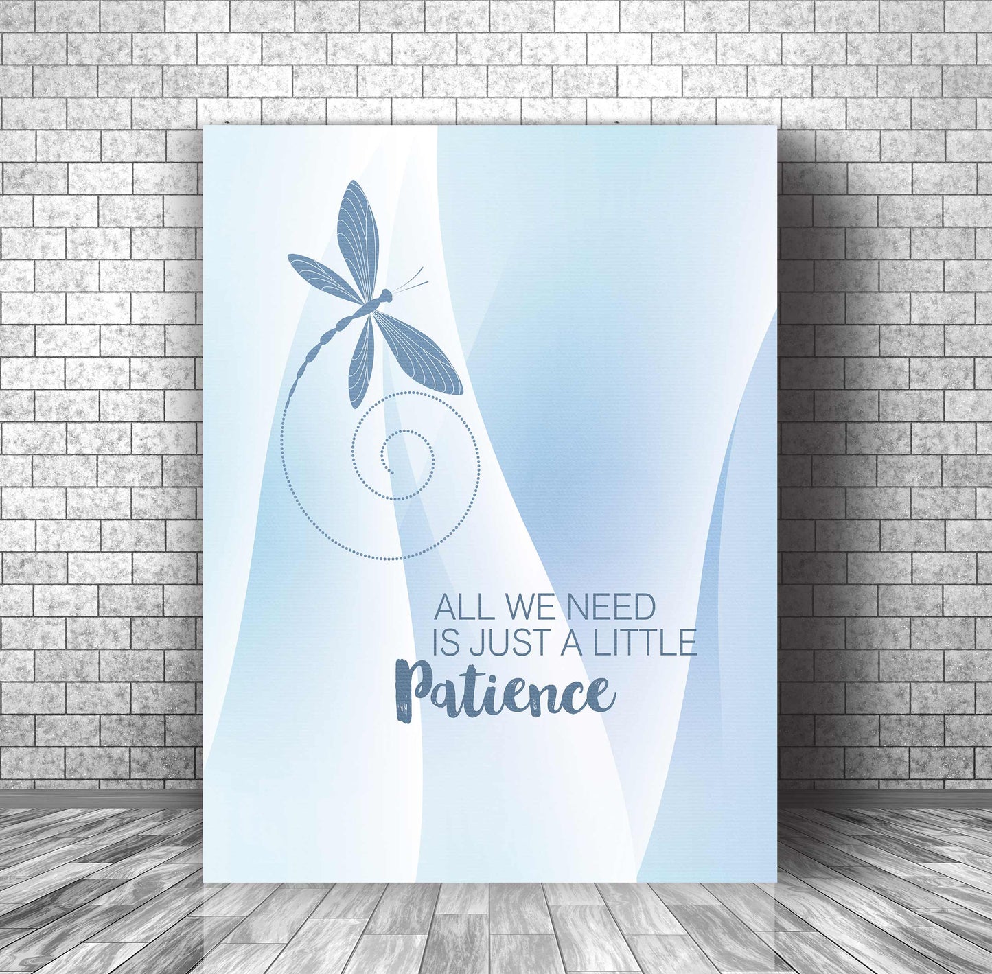 Patience by Guns n' Roses - Song Lyric Poster Illustration Song Lyrics Art Song Lyrics Art 11x14 Canvas Wrap